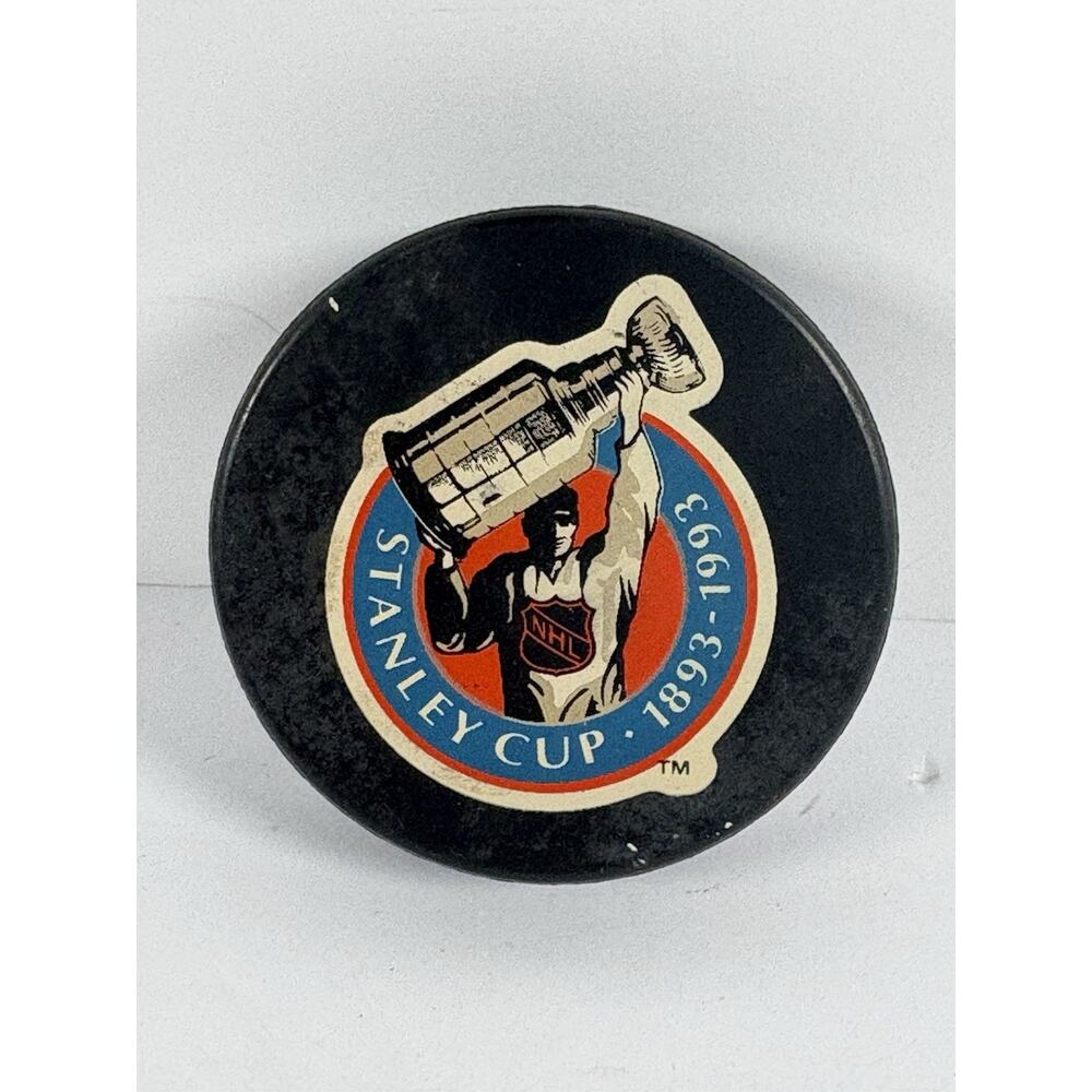 1993 NHL Stanley Cup Official Game Puck InGlasCo Vintage